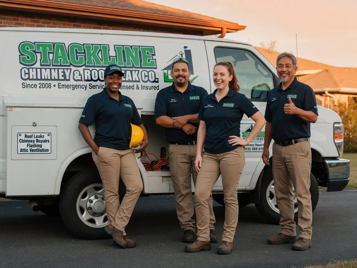 Chimney flashing repair company in Harrellsville, NC